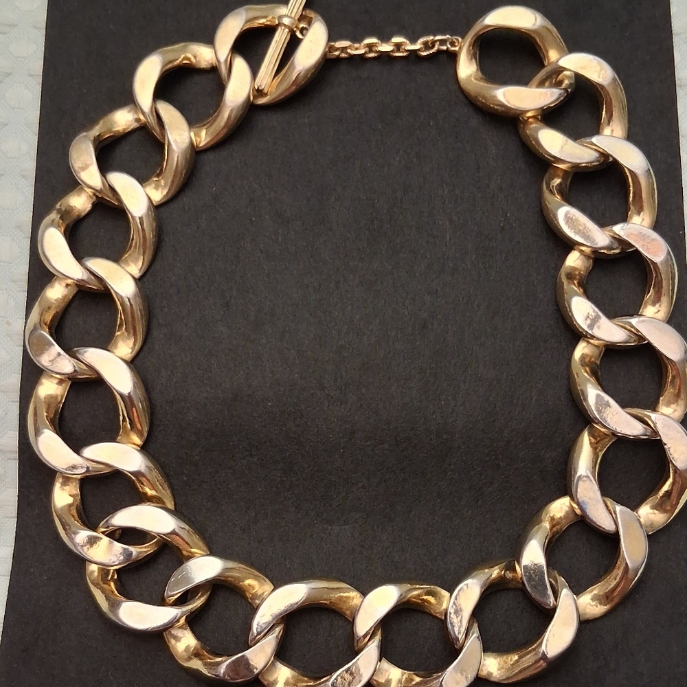 Kenneth Jay Lane Gold-Tone Chunky Necklace